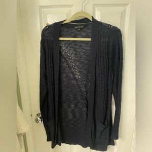 NWOT womens navy cardigan